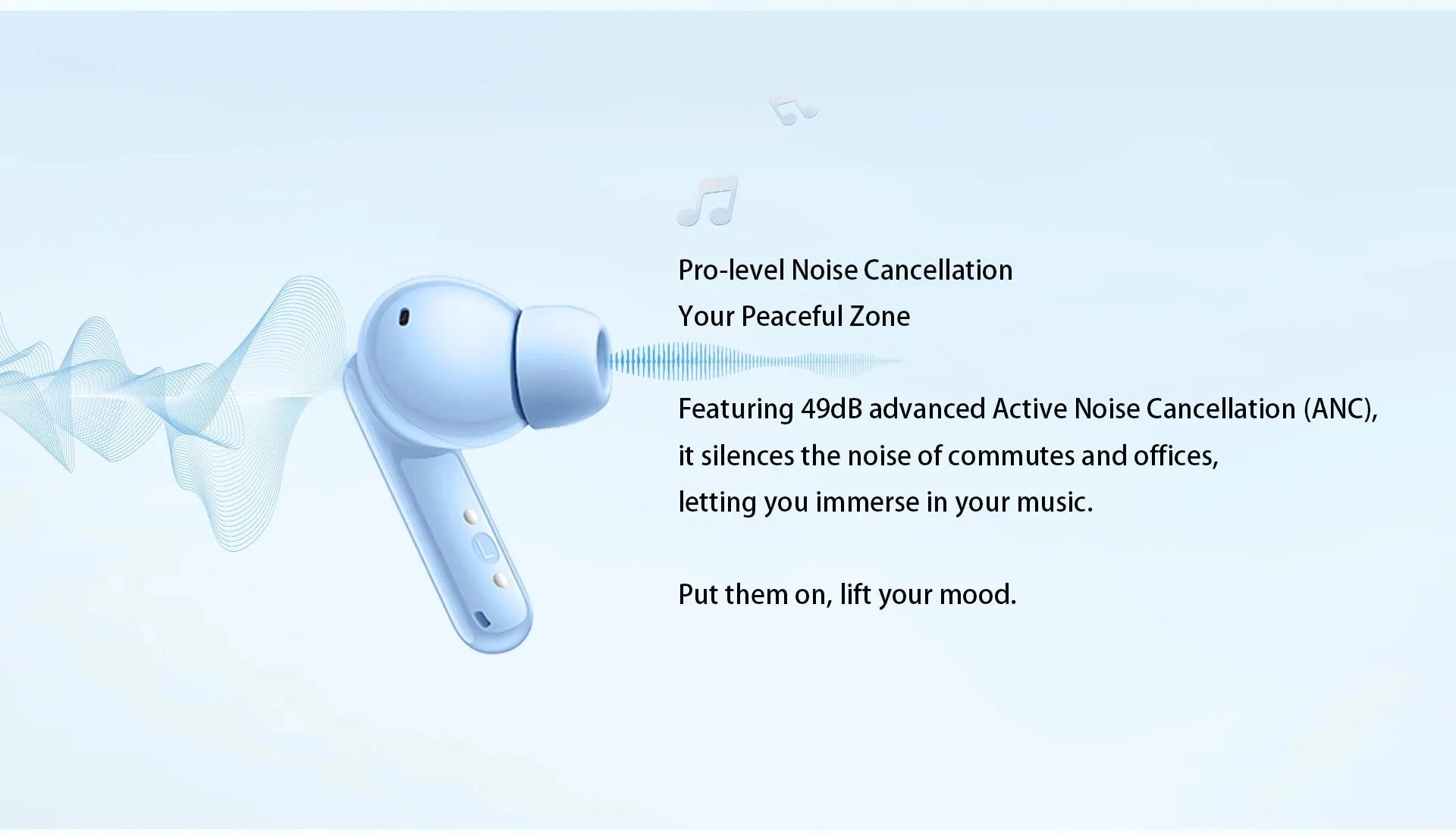 Original Honor Earbuds X9 49dB ANC, 12.4mm Driver, 42H Playtime, Touch Control Wireless Bluetooth Earphones