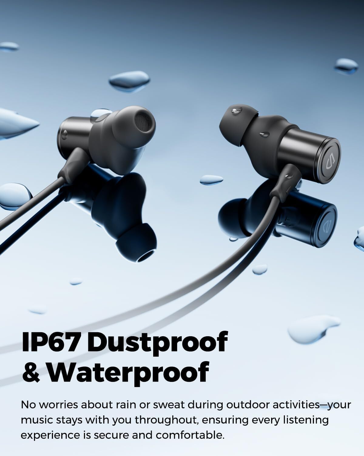 Q40 HD Bluetooth 5.4 Headphones, LDAC Hi-Res Audio, 11mm Dual-Magnet Driver, IP67 Waterproof, Fast Charge, 20H Playtime, Dual Connection, Dynamic EQ, App Customization, Find Earbuds