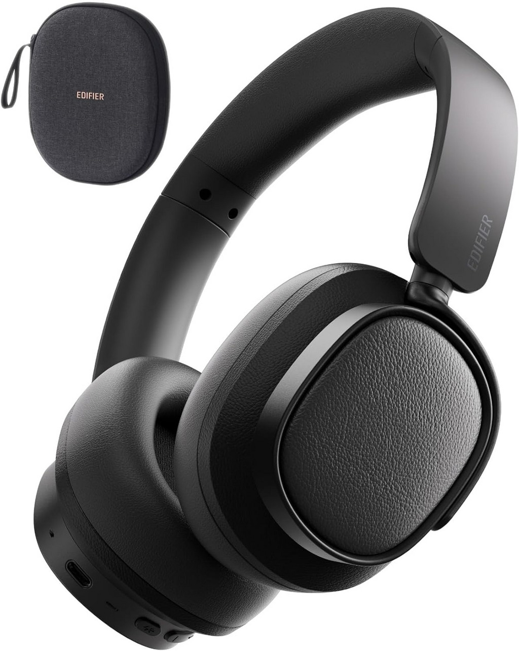 Active Noise Cancelling Headphones, Over Ear Bluetooth Headset, 92H Playtime Wired & Wireless Hi-Res Audio Certified, Fast Charging Clear Calls for Home Office Travel