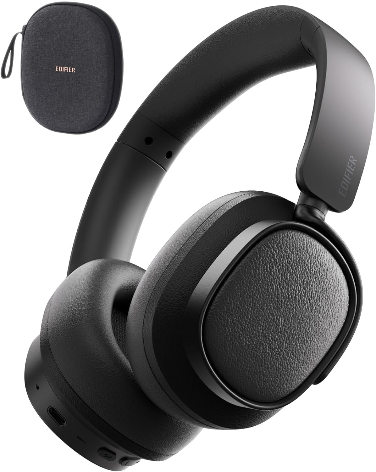 Active Noise Cancelling Headphones, Over Ear Bluetooth Headset, 92H Playtime Wired & Wireless Hi-Res Audio Certified, Fast Charging Clear Calls for Home Office Travel