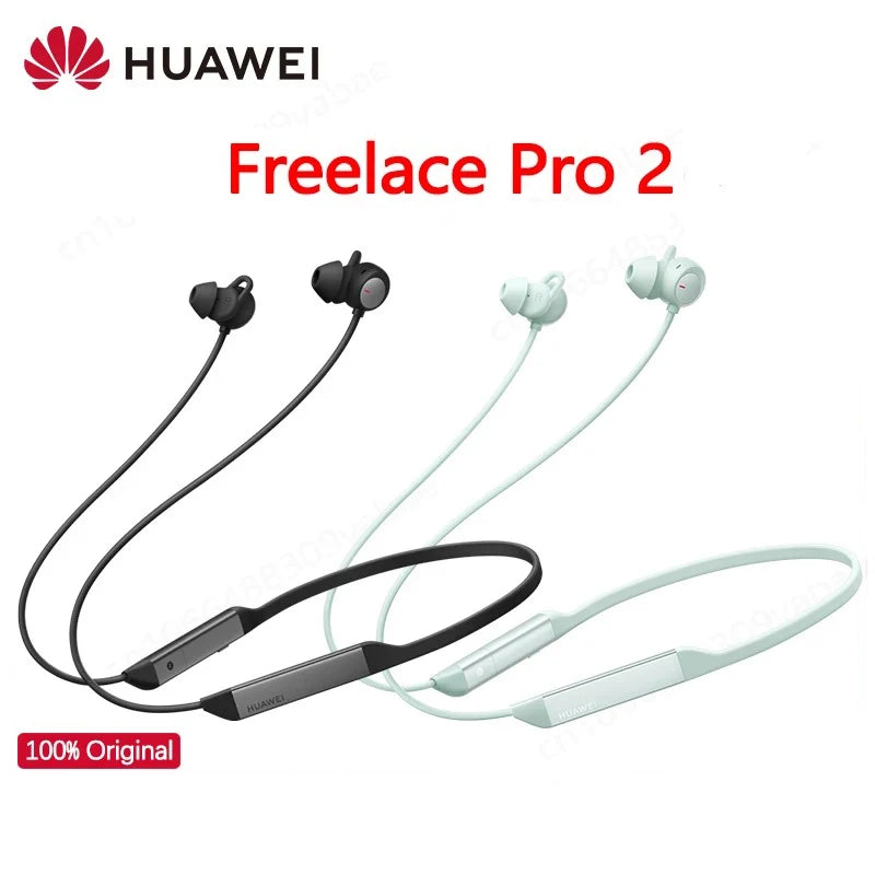 Original Huawei FreeLace Pro 2 Earphones Intelligent Active Noise Cancellation 2.0 Headphones Bluetooth Wireless Earbuds Headset