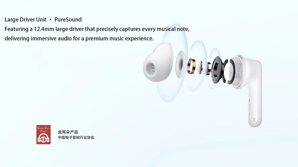 Original Honor Earbuds X9 49dB ANC, 12.4mm Driver, 42H Playtime, Touch Control Wireless Bluetooth Earphones