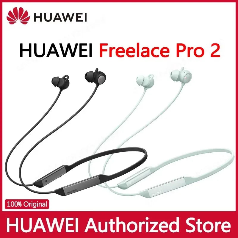 Original Huawei FreeLace Pro 2 Earphones Intelligent Active Noise Cancellation 2.0 Headphones Bluetooth Wireless Earbuds Headset